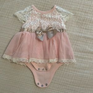 Nicole Miller dress with attached onesie bottom.